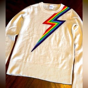 🌈Madeleine Thompson rainbow cashmere sweater 🌈